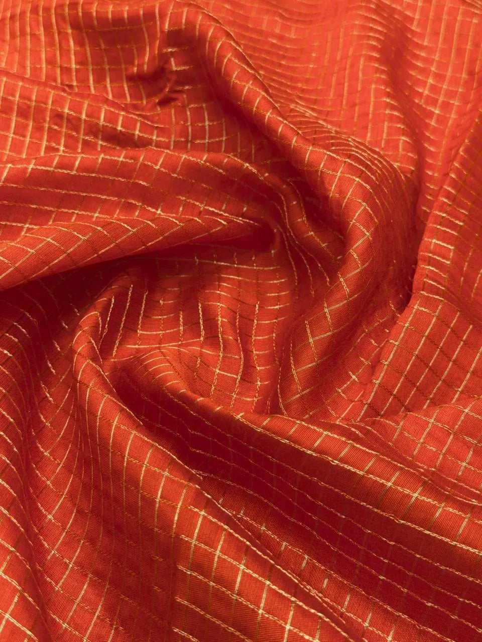 Classic Musk Chex Soft Silk Saree 