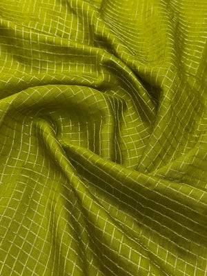 Classic Musk Chex Soft Silk Saree 