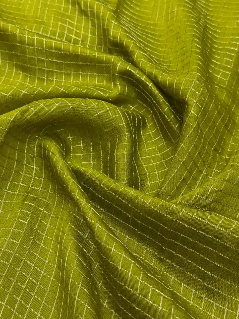 Classic Musk Chex Soft Silk Saree 