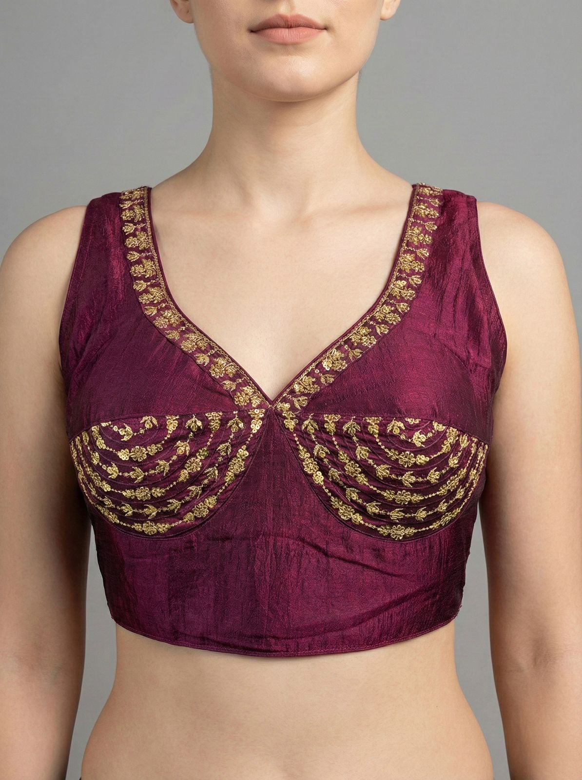 Rawsilk Embroidery Blouse