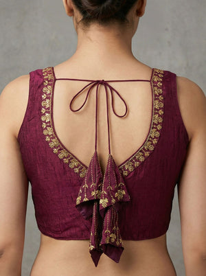 Rawsilk Embroidery Blouse