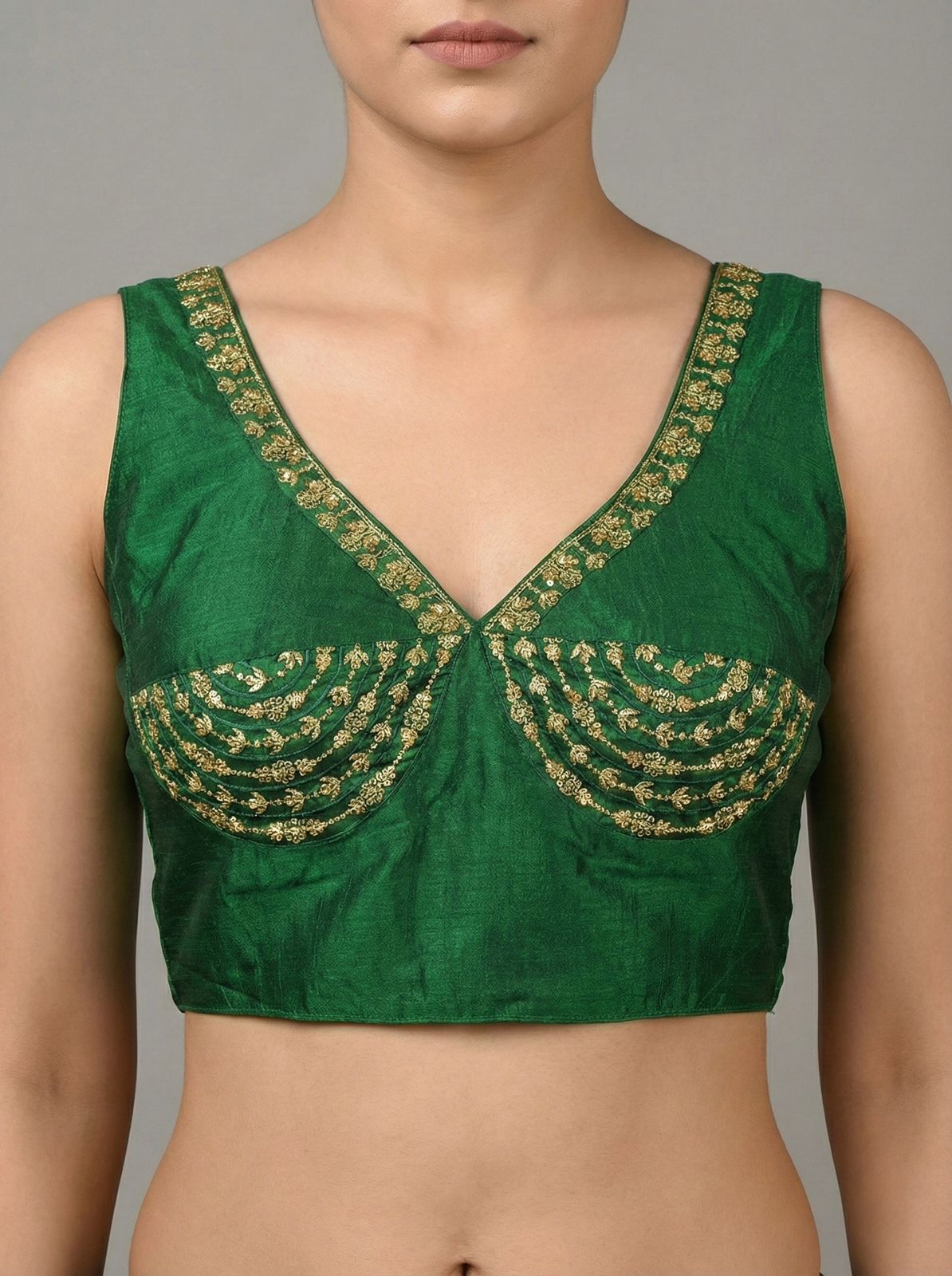 Rawsilk Embroidery Blouse