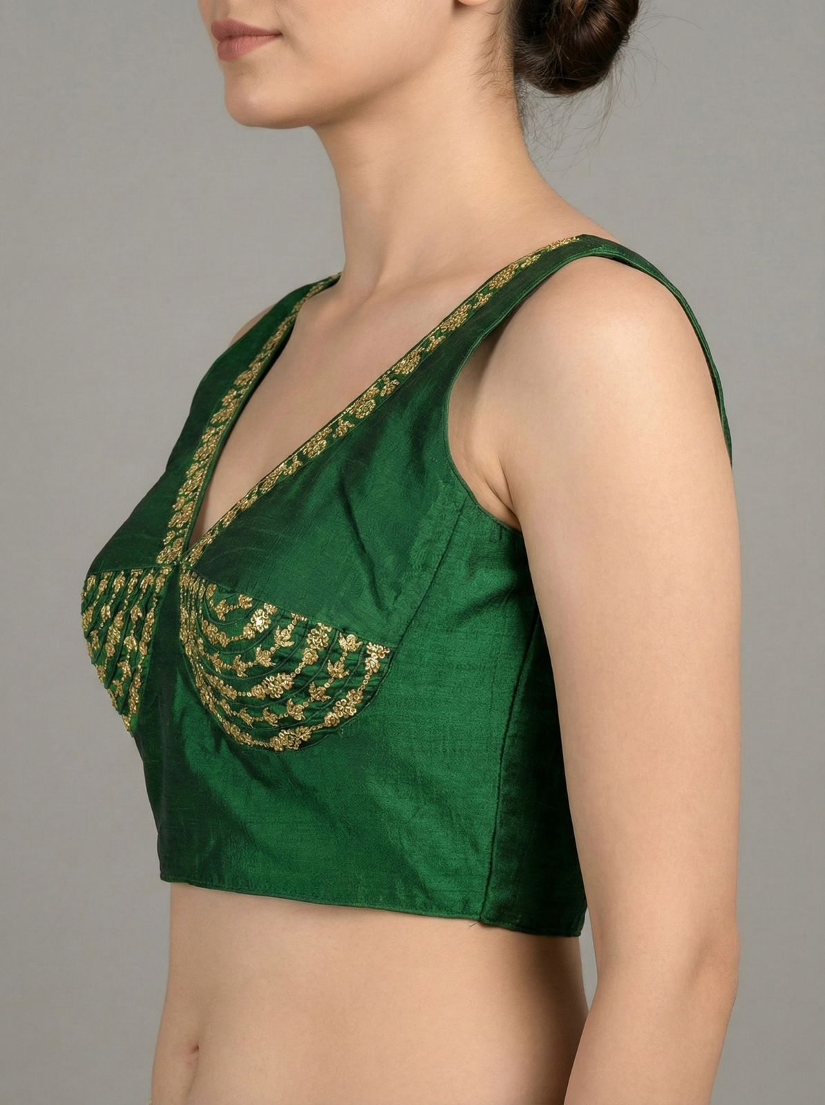 Rawsilk Embroidery Blouse
