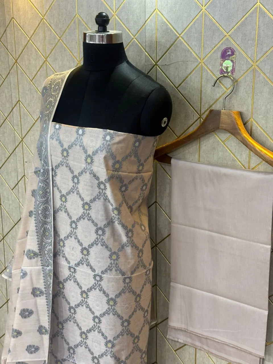 Crown of Kashi – Exclusive Banarasi Silk Dress