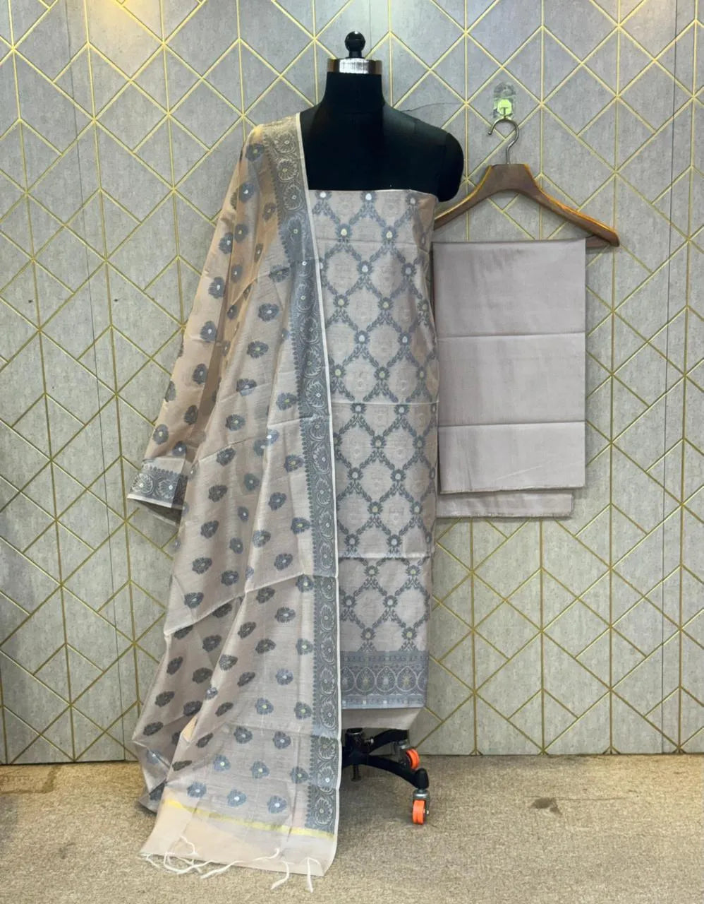 Crown of Kashi – Exclusive Banarasi Silk Dress