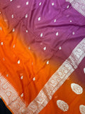 Banarasi Pure Khaddi Chiffon Saree 
