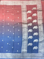 Banarasi Pure Khaddi Chiffon Saree 