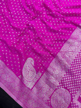 Wonderla-Fancy Zari Weaving Georgette Saree