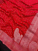 Wonderla-Fancy Zari Weaving Georgette Saree