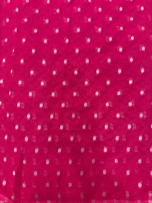 Wonderla-Fancy Zari Weaving Georgette Saree 