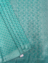 Wonderla-Fancy Zari Weaving Georgette Saree 