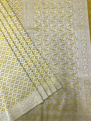 Wonderla-Fancy Zari Weaving Georgette Saree 