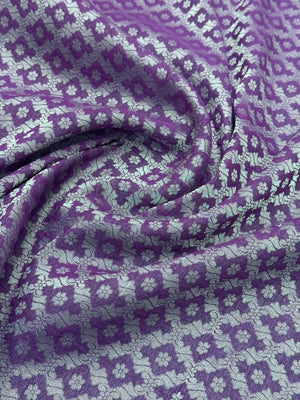 Wonderla-Fancy Zari Weaving Georgette Saree 