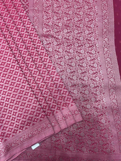 Wonderla-Fancy Zari Weaving Georgette Saree 