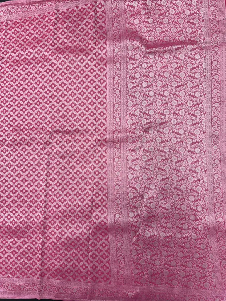 Wonderla-Fancy Zari Weaving Georgette Saree 