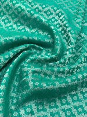 Wonderla-Fancy Zari Weaving Georgette Saree 