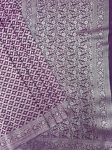 Wonderla-Fancy Zari Weaving Georgette Saree 