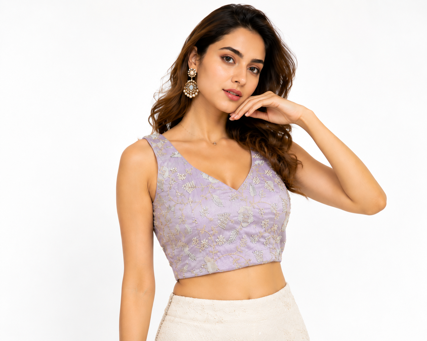 Exclusive Zardozi Kardana Heavy Work Readymade Blouse