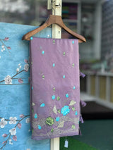 Everyday Royalty Paper Silk Saree-(Zaitoon silk )