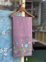 Everyday Royalty Paper Silk Saree-(Zaitoon silk )