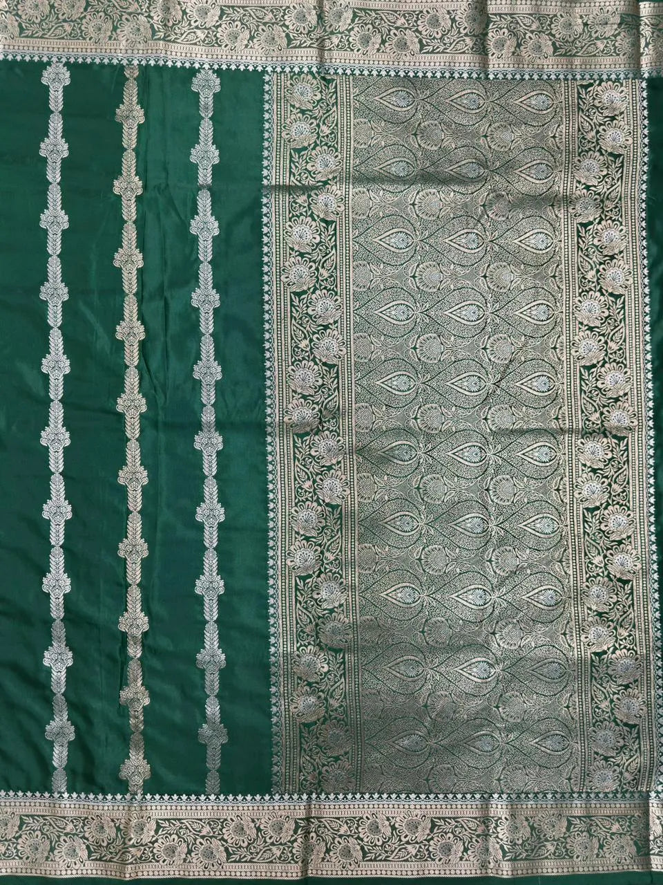 Designer Satin Crepe Saree: Soft Sheen & Rich Fall (Zara Crape)