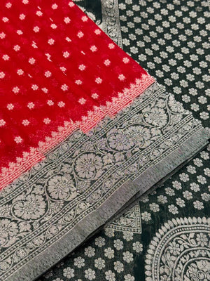 Handwoven Georgette Buta Saree