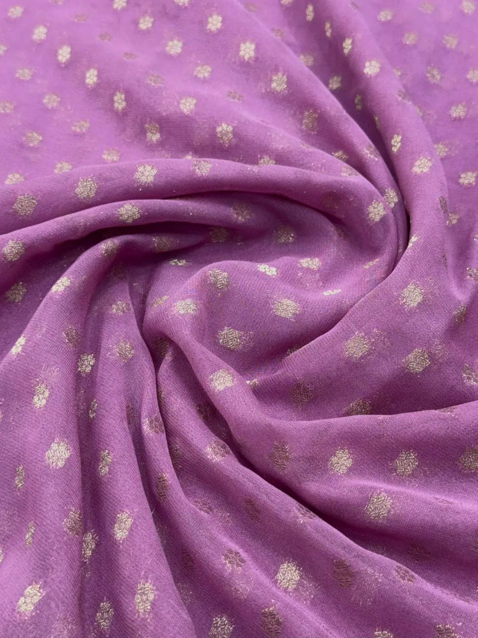 Handwoven Georgette Buta Saree