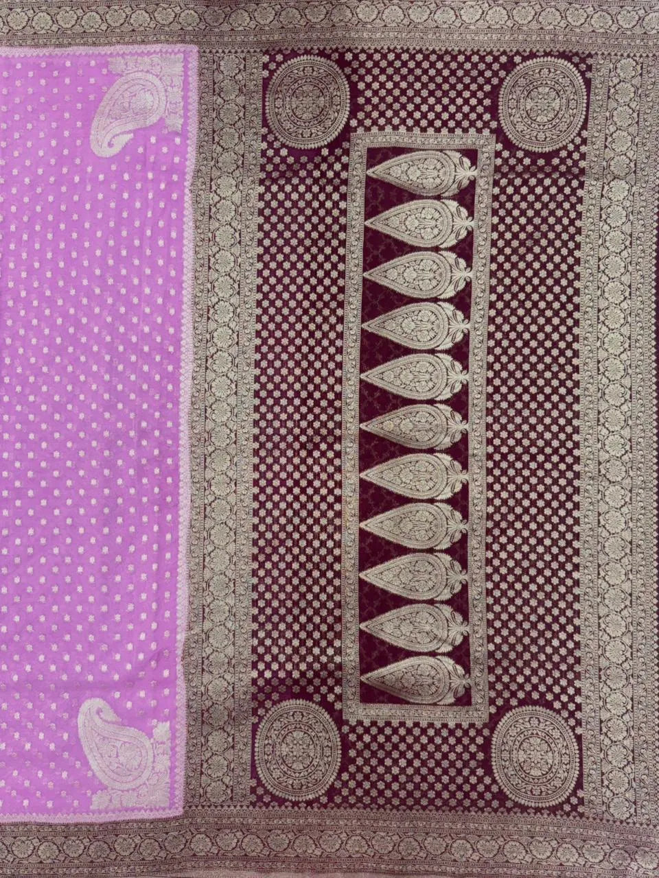 Handwoven Georgette Buta Saree