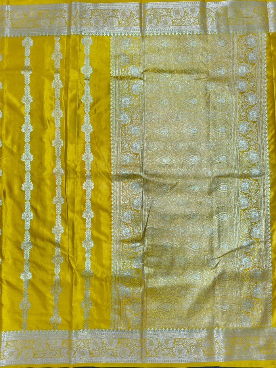 Designer Satin Crepe Saree: Soft Sheen & Rich Fall (Zara Crape)