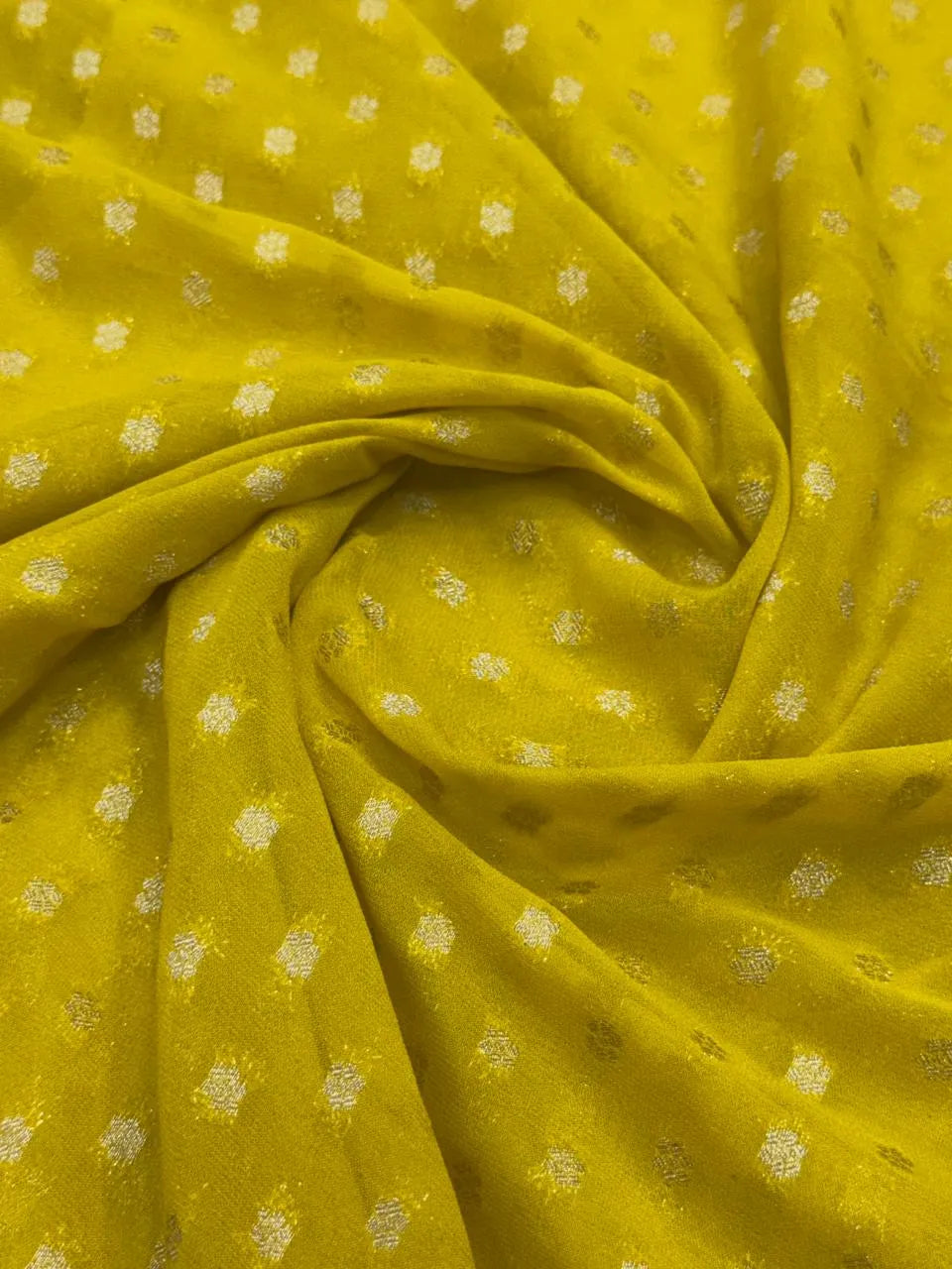 Handwoven Georgette Buta Saree