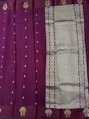 Queenly Drape Authentic Raw Silk Saree