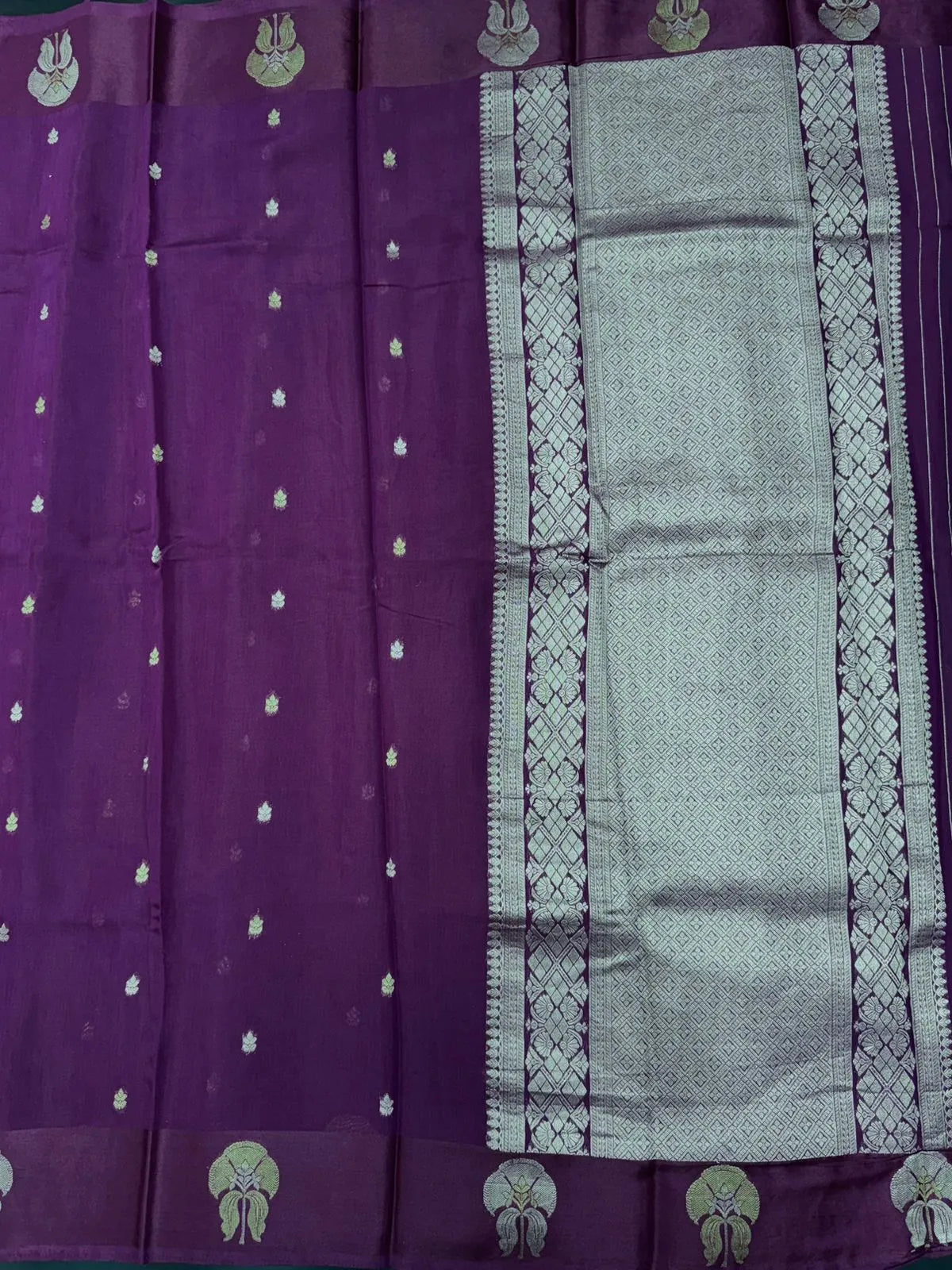 Queenly Drape Authentic Raw Silk Saree