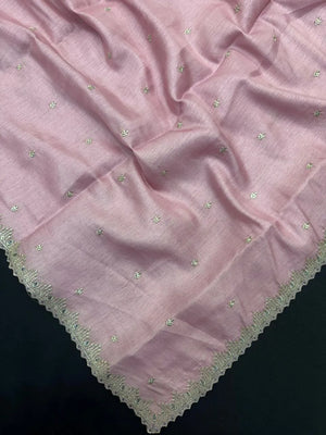 Classic Raw Silk Saree with Lustrous Finish-Zoya Crape 