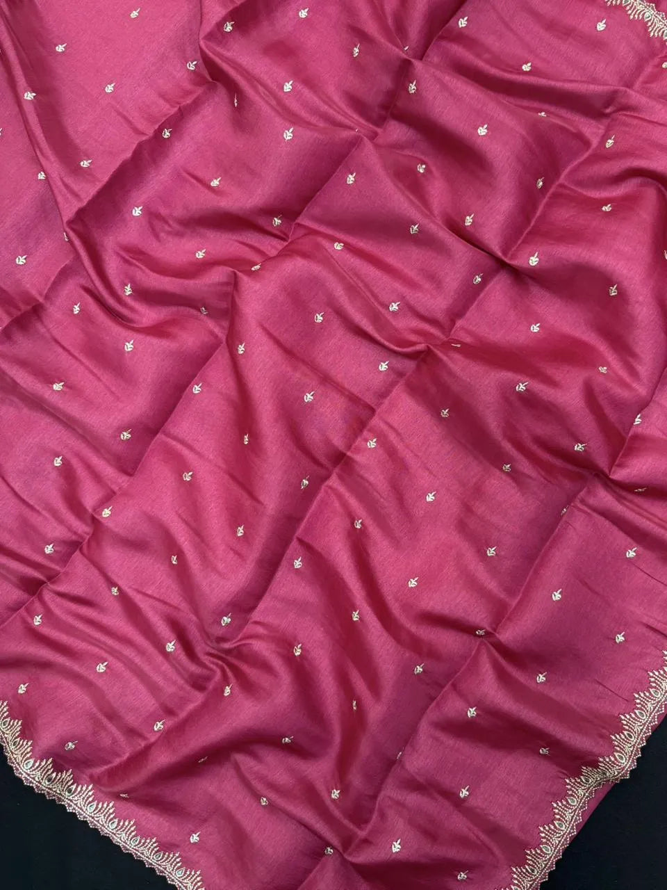 Classic Raw Silk Saree with Lustrous Finish-Zoya Crape 