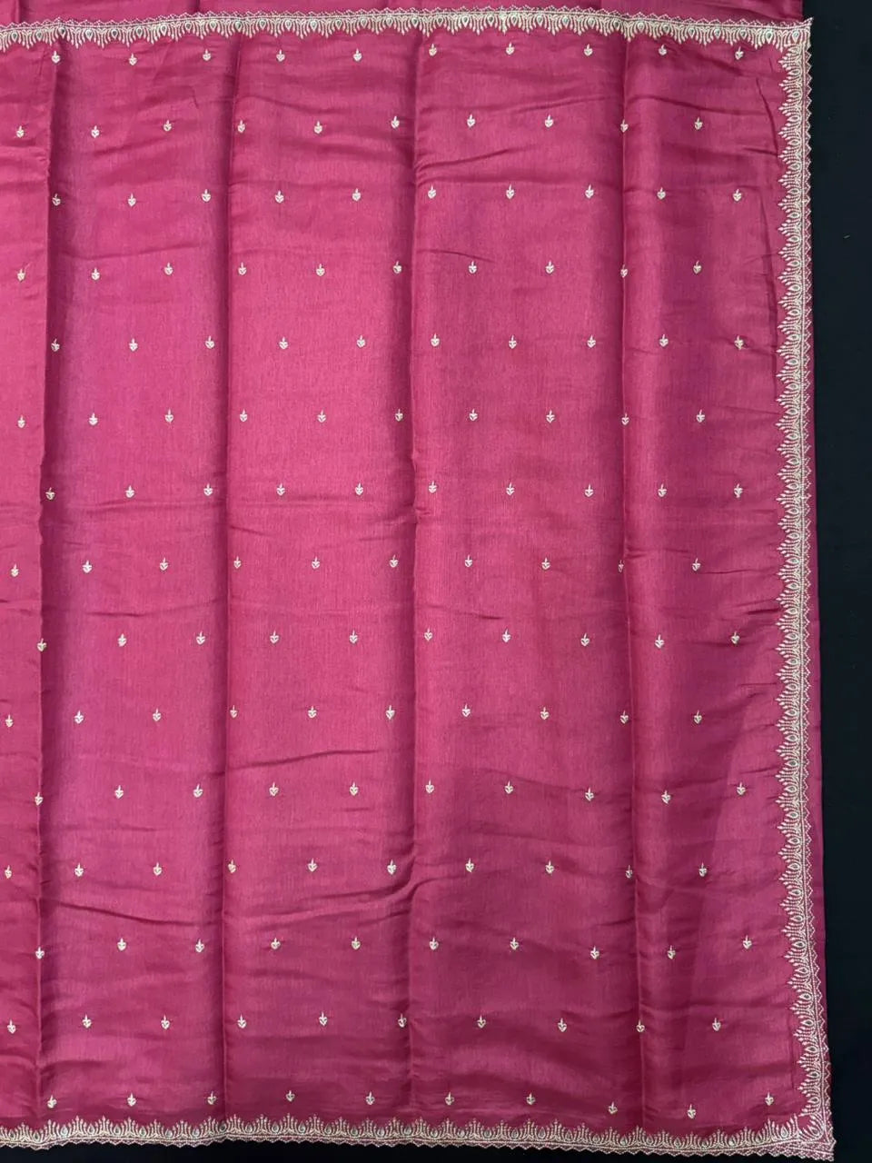 Classic Raw Silk Saree with Lustrous Finish-Zoya Crape 