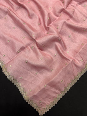 Classic Raw Silk Saree with Lustrous Finish-Zoya Crape 