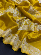 Traditional Mashru Silk Saree with Modern Appeal (Zyra Print) 