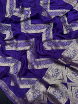 Traditional Mashru Silk Saree with Modern Appeal (Zyra Print) 