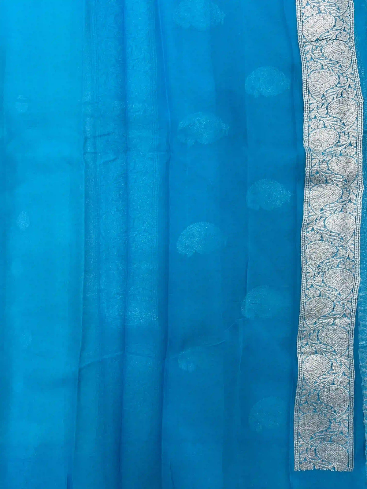 Banarasi Pure Khaddi Chiffon Saree-2