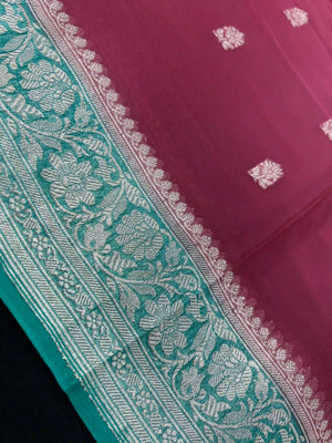 Banarasi Pure Khaddi Chiffon Saree 