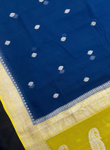 Banarasi Pure Khaddi Chiffon Saree