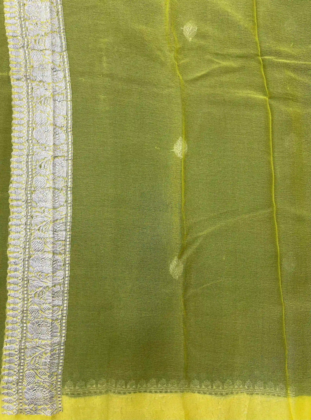 Banarasi Pure Khaddi Chiffon Saree